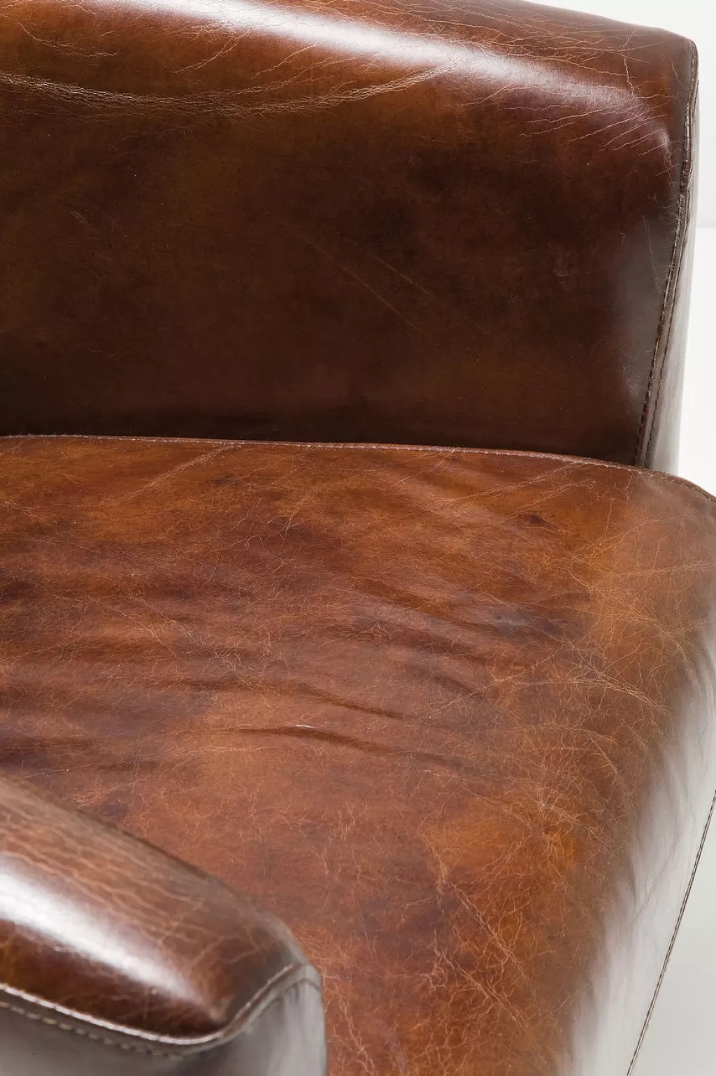 Fauteuil Relax Confortable pour Fumoir – Design Élégant KARE, Tonalité Brun Profond – Idéal pour Moments Détente