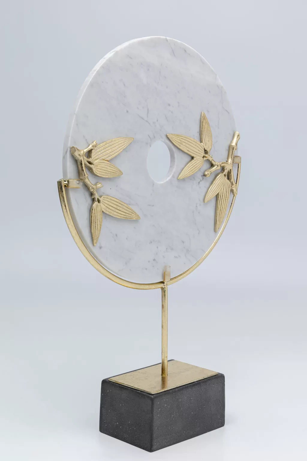 Décoration murale circulaire en bambou naturel - Design contemporain KARE - 51 cm