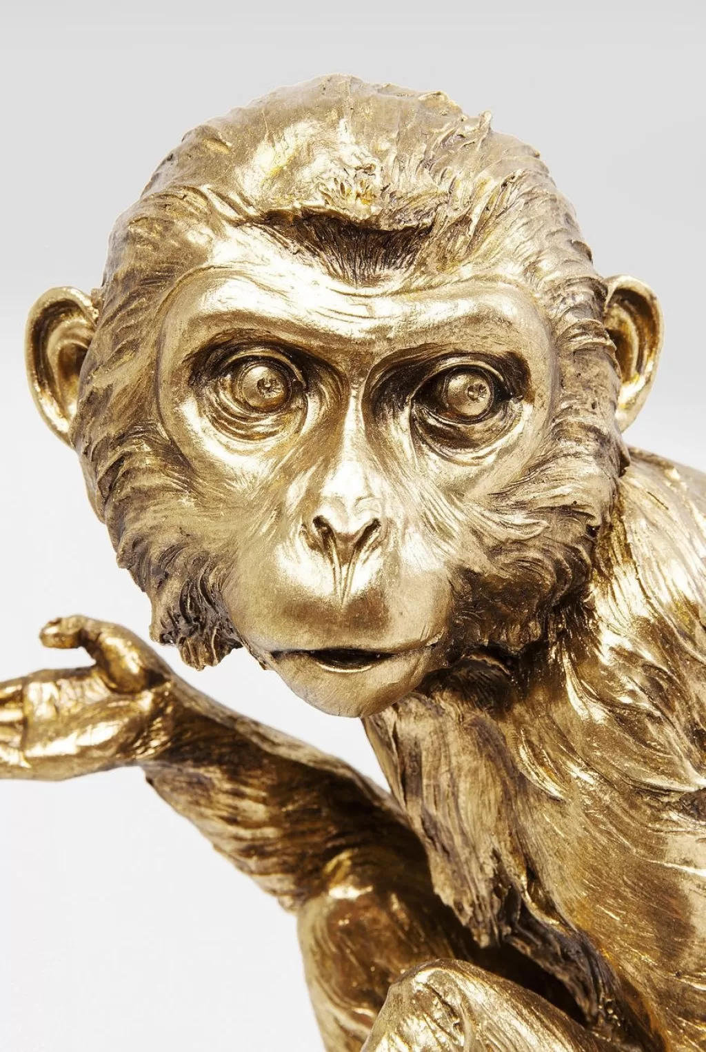 Singe de Cirque Élégant - Statue Décorative sur Pied KARE Design 109 cm - Figurine Unique en Son Genre pour Décoration d'Intérieur