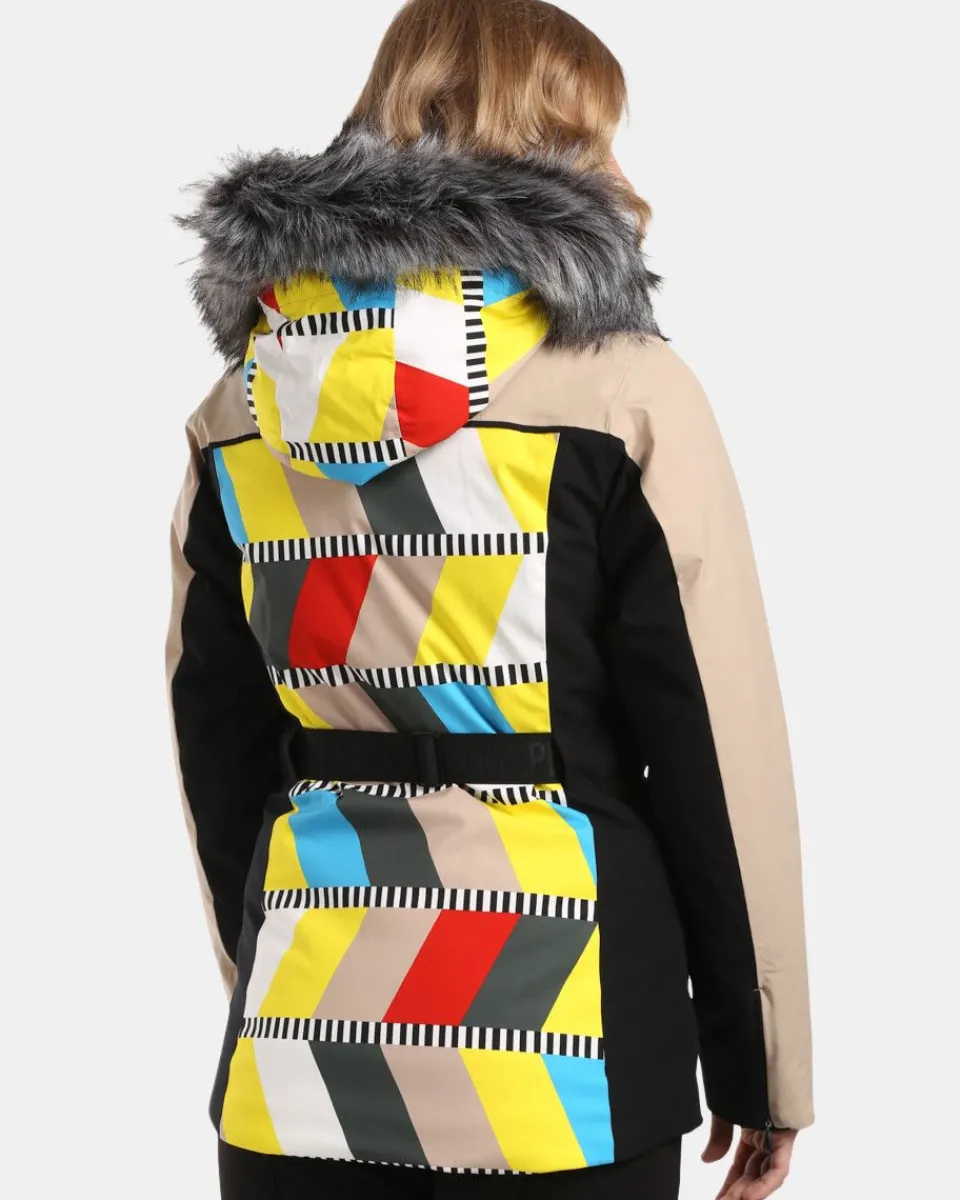 Doudoune Ski Femme Kilpi - Moderne & Chaude - Hiver 2024 (Coloris Blanc Casse)