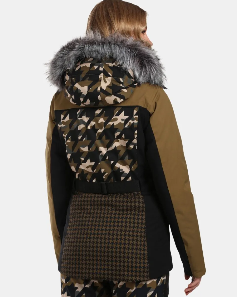 Découvrez la Veste de Ski Élégante Kilpi pour Femme - Modèle Clair en Blanc Crème | Coupe Confortable & Isolation Thermique