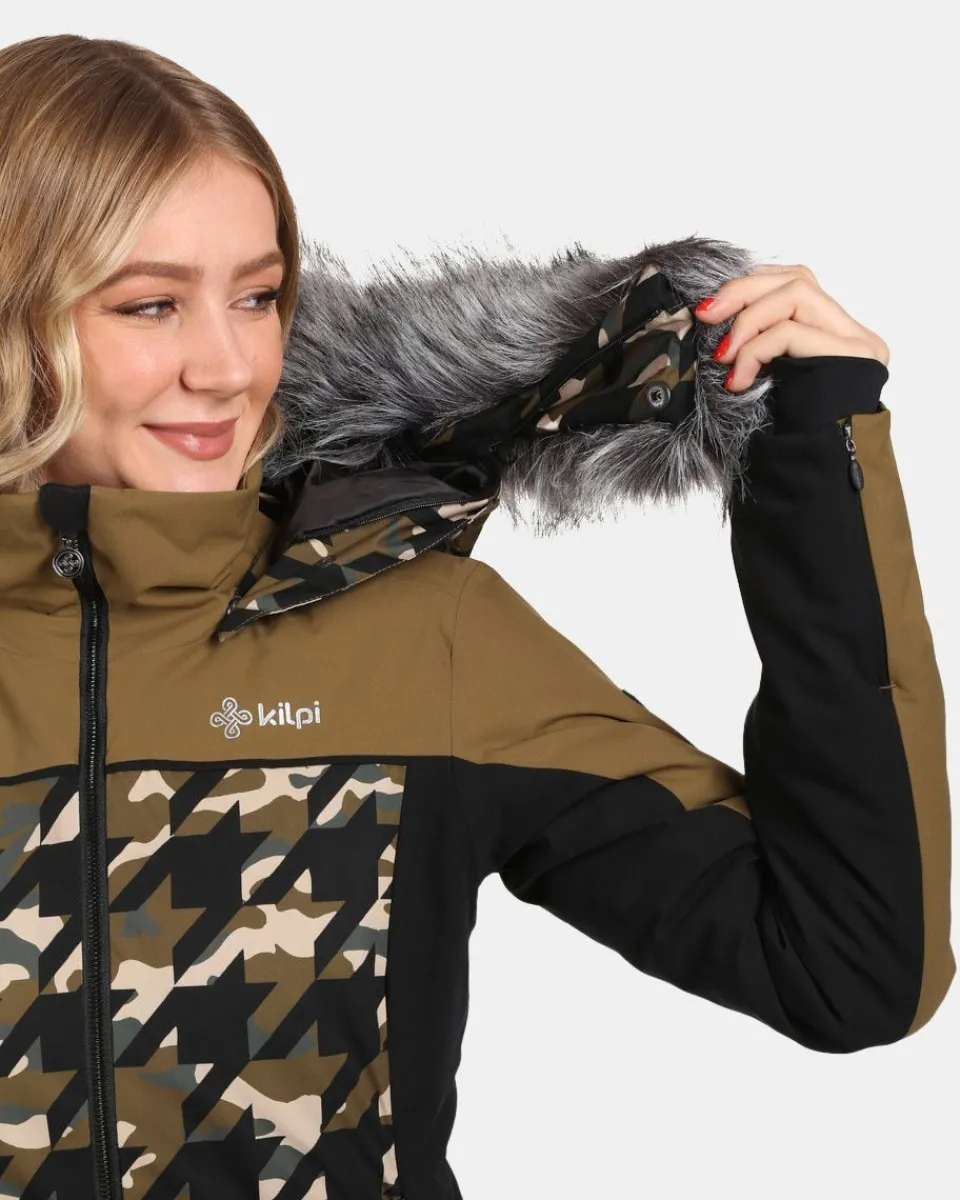 Découvrez la Veste de Ski Élégante Kilpi pour Femme - Modèle Clair en Blanc Crème | Coupe Confortable & Isolation Thermique