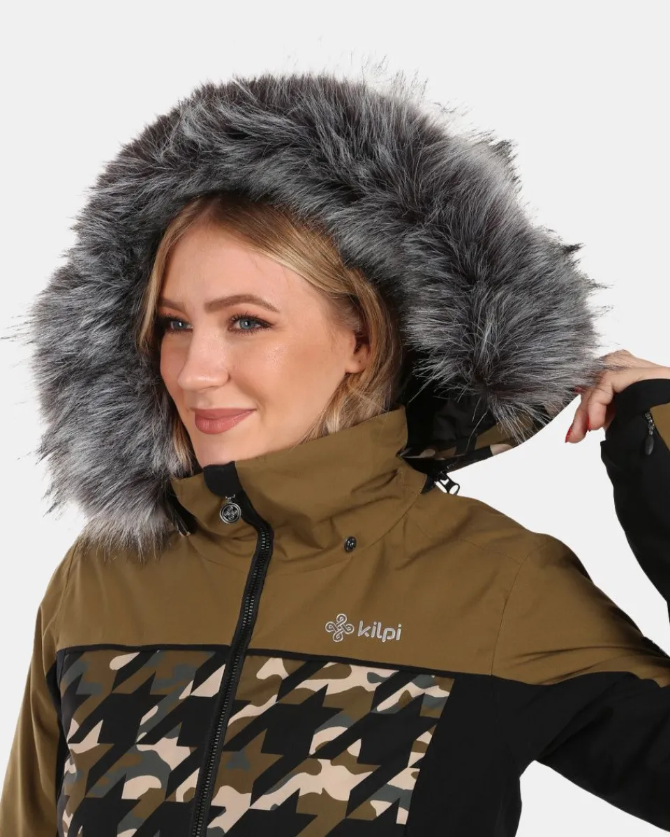Découvrez la Veste de Ski Élégante Kilpi pour Femme - Modèle Clair en Blanc Crème | Coupe Confortable & Isolation Thermique