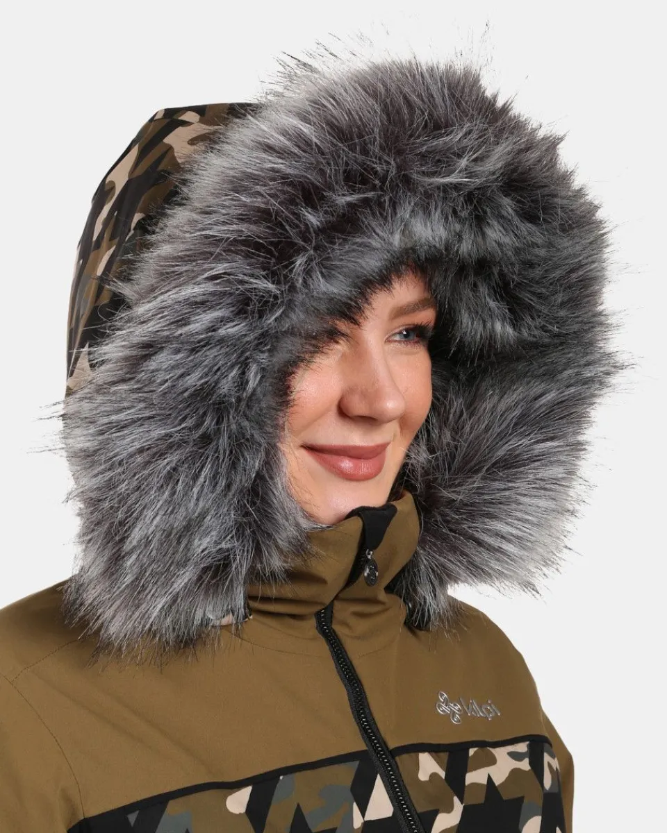 Découvrez la Veste de Ski Élégante Kilpi pour Femme - Modèle Clair en Blanc Crème | Coupe Confortable & Isolation Thermique