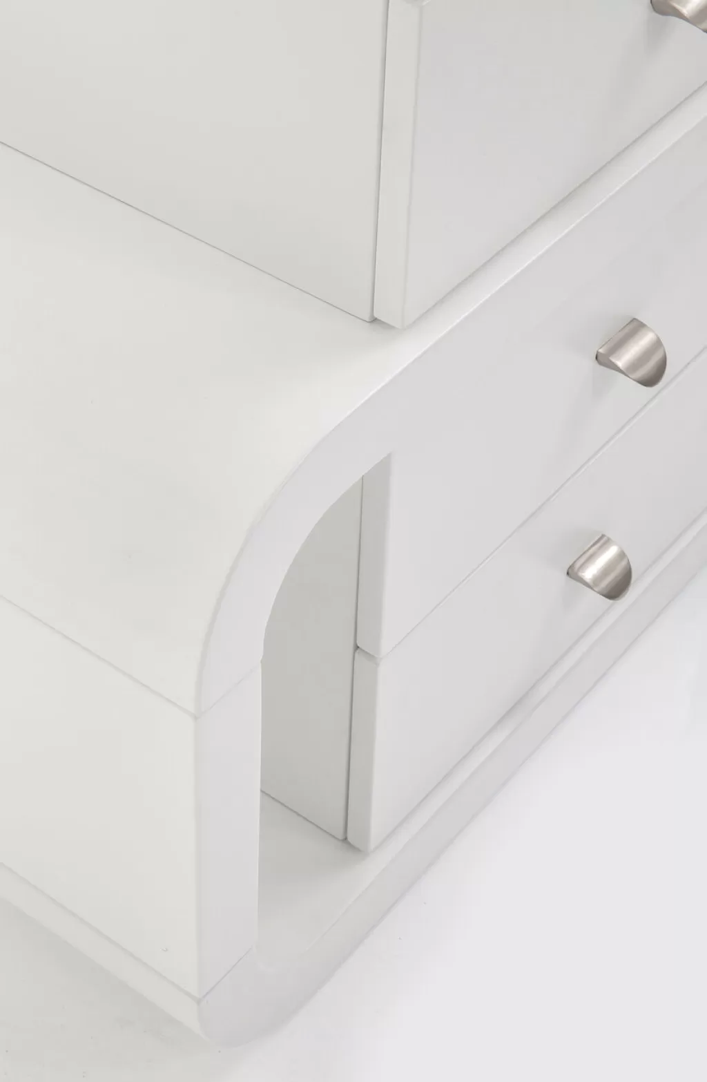 Bureau design contemporain Club Snake par KARE - Blanc immaculé, dimensions spacieuses 150 x 70 cm - Idéal pour espace de travail élégant
