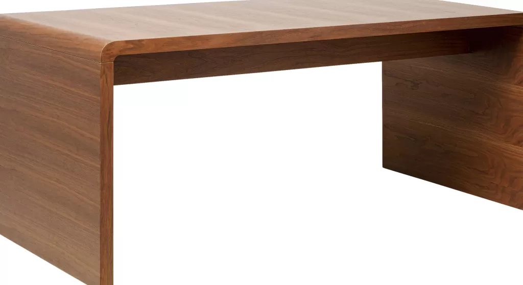 Bureau Design Club KARE - Modèle Console et Travail en Noisette, 180 x 85 cm - Lignes Contemporaines et Structure Durable