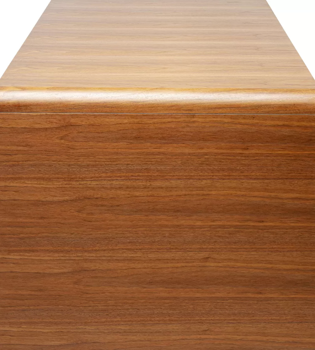 Bureau Design Club KARE - Modèle Console et Travail en Noisette, 180 x 85 cm - Lignes Contemporaines et Structure Durable