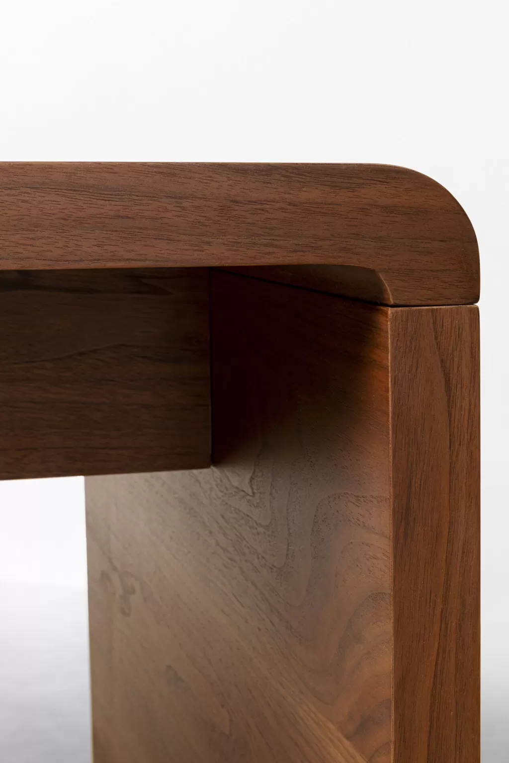 Bureau Design Club KARE - Modèle Console et Travail en Noisette, 180 x 85 cm - Lignes Contemporaines et Structure Durable