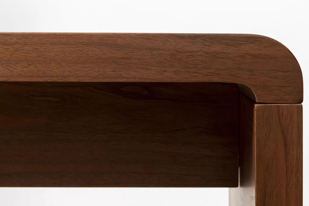 Bureau Design Club KARE - Modèle Console et Travail en Noisette, 180 x 85 cm - Lignes Contemporaines et Structure Durable
