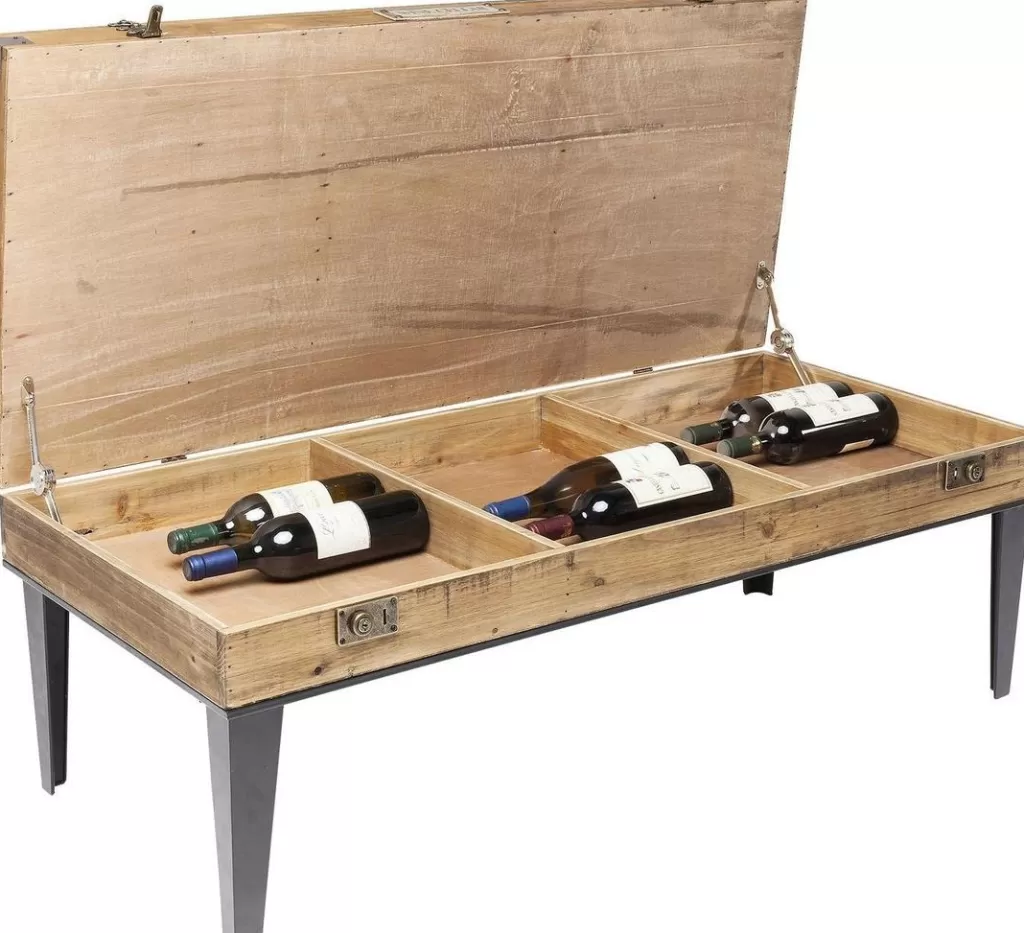 Table Basse Design Élégante pour Salon - KARE Collector Nature 122x55cm | Pièce Maîtresse Bohème Chic