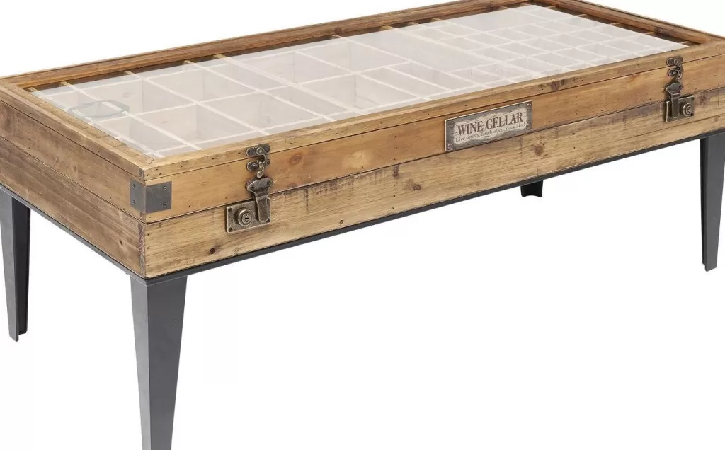 Table Basse Design Élégante pour Salon - KARE Collector Nature 122x55cm | Pièce Maîtresse Bohème Chic