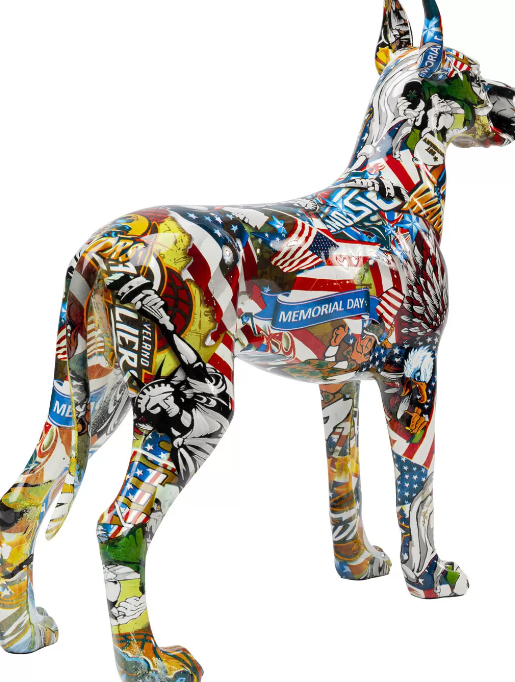 KARE Design - Figurine Décorative Chien BD Maddox - Objet de Décoration Ludique pour Intérieur Moderne