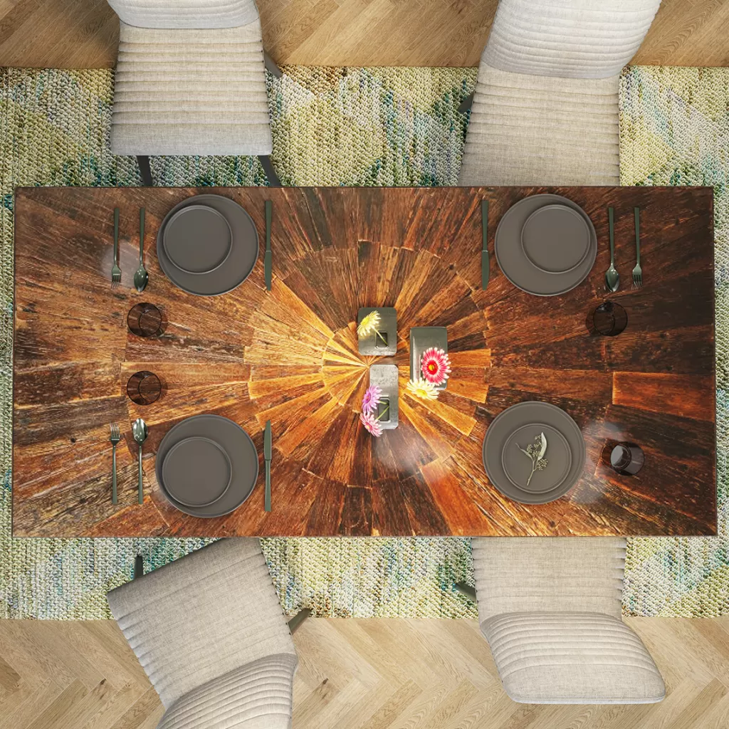 Table design Conley par KARE - Noir intense, format 180x90 cm