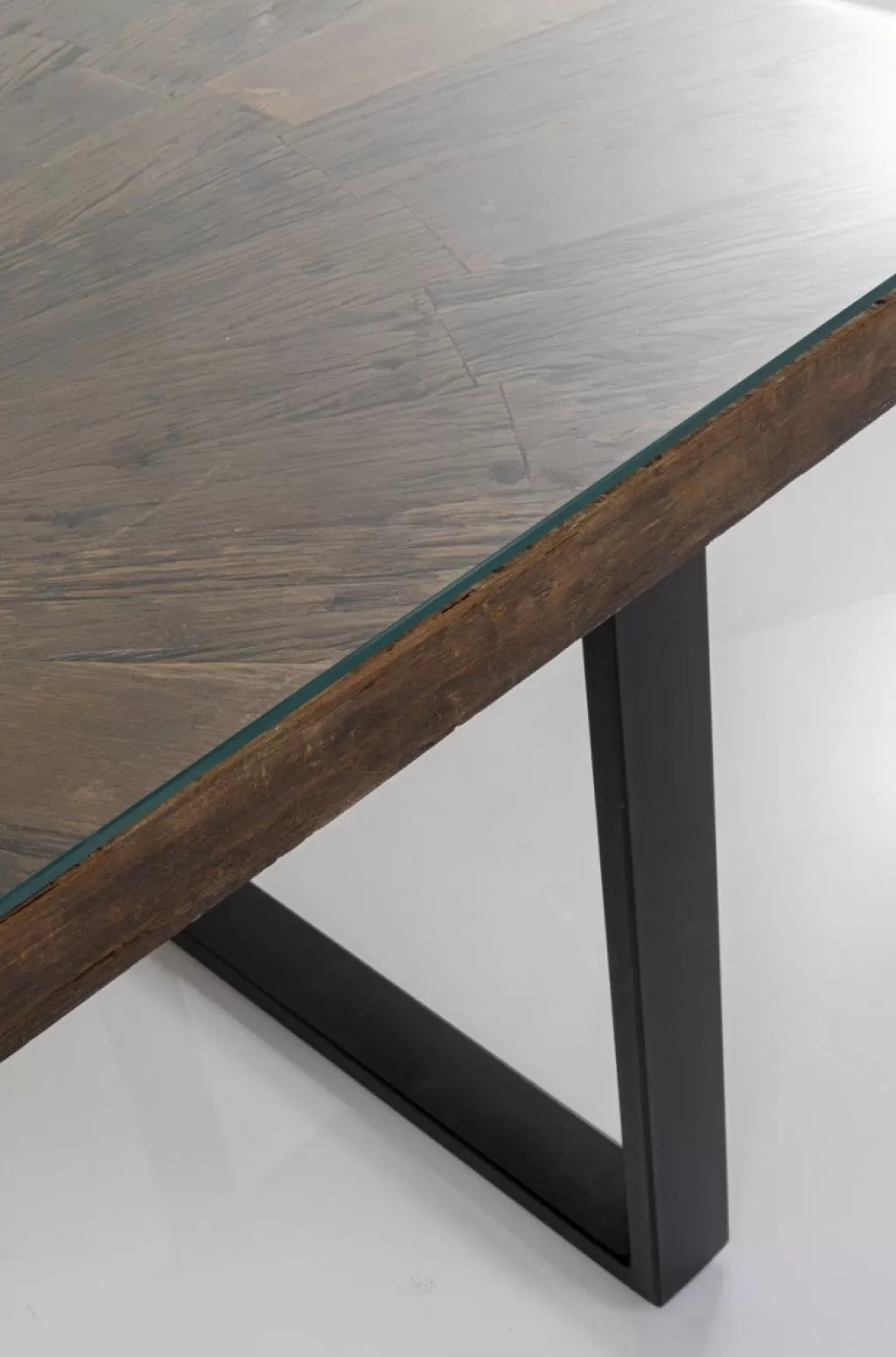 Table design Conley par KARE - Noir intense, format 180x90 cm