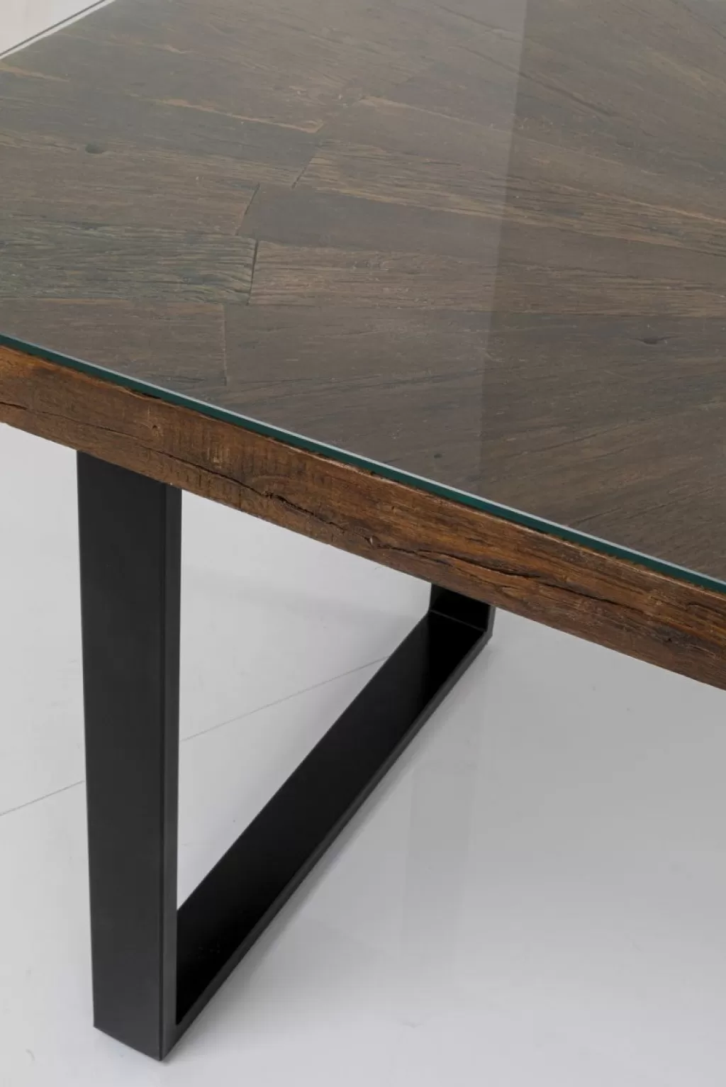 Table design Conley par KARE - Noir intense, format 180x90 cm