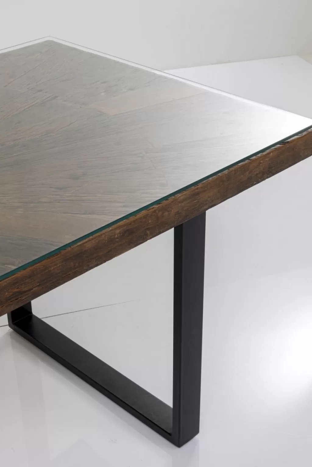 Table design Conley par KARE - Noir intense, format 180x90 cm