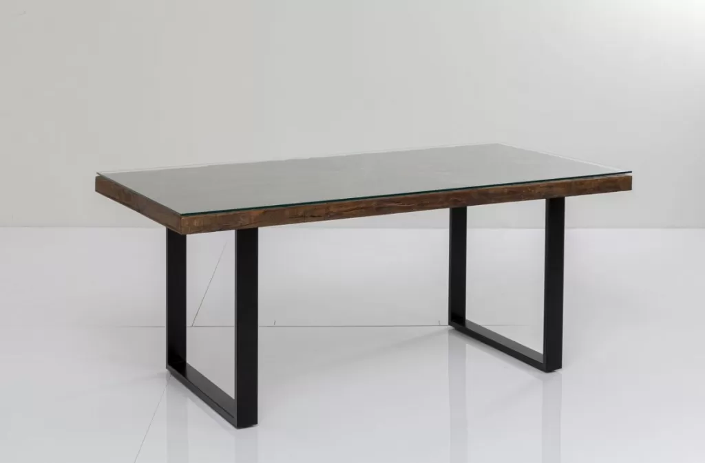 Table design Conley par KARE - Noir intense, format 180x90 cm