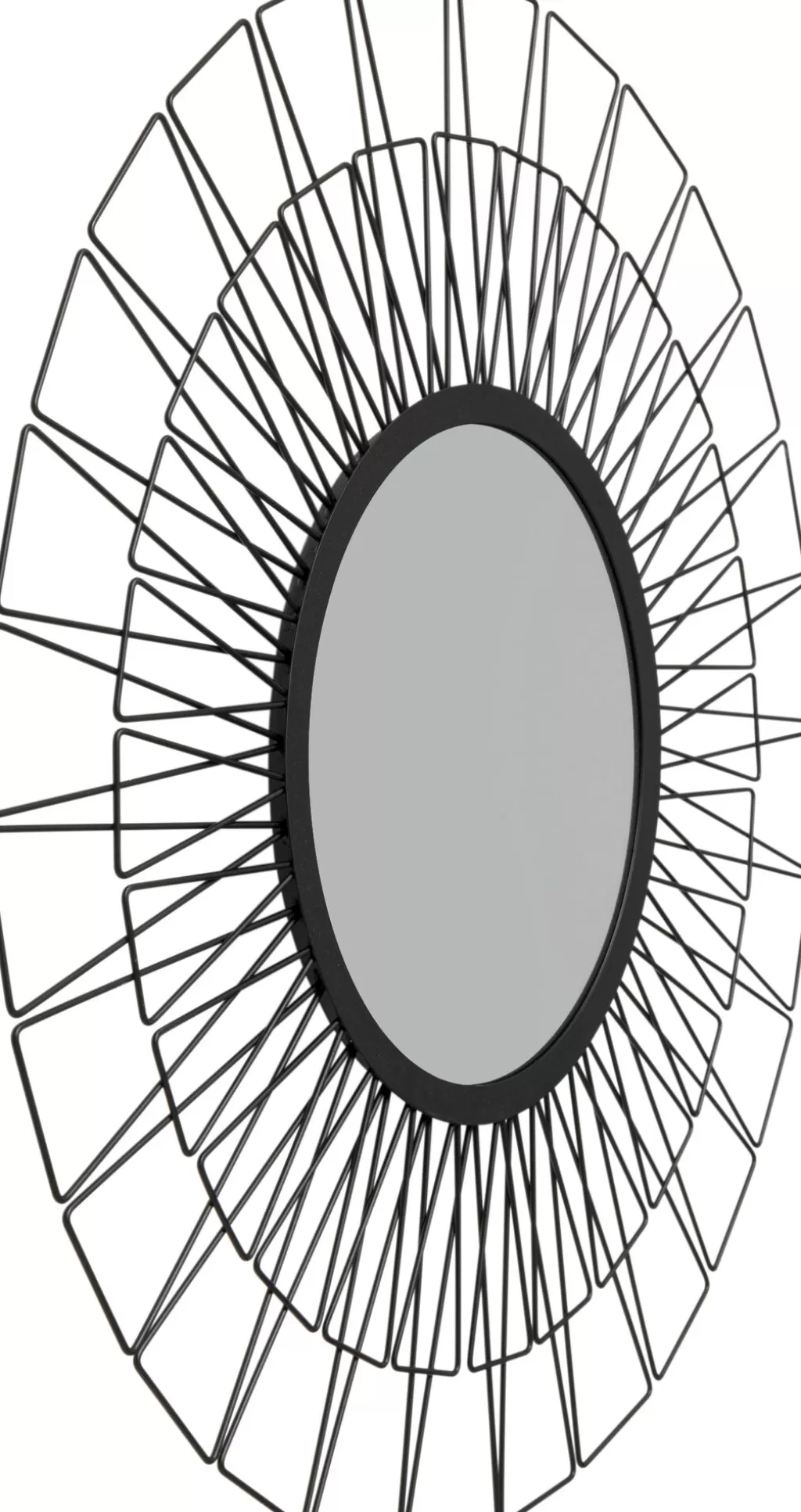 Miroir Murial Design Corinne par KARE - Diamètre 65 cm pour Déco d'Intérieur Élégante