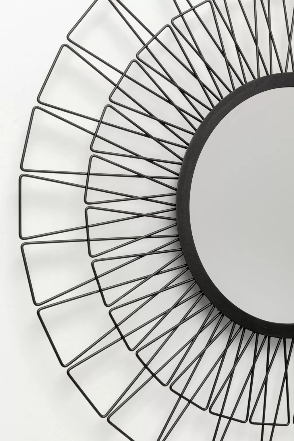 Miroir Murial Design Corinne par KARE - Diamètre 65 cm pour Déco d'Intérieur Élégante