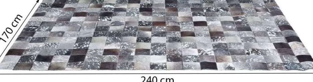 Tapis d'intérieur en fourrure douce Lampaantalja - Gris Cosmo 240x170 cm, design scandinave par KARE