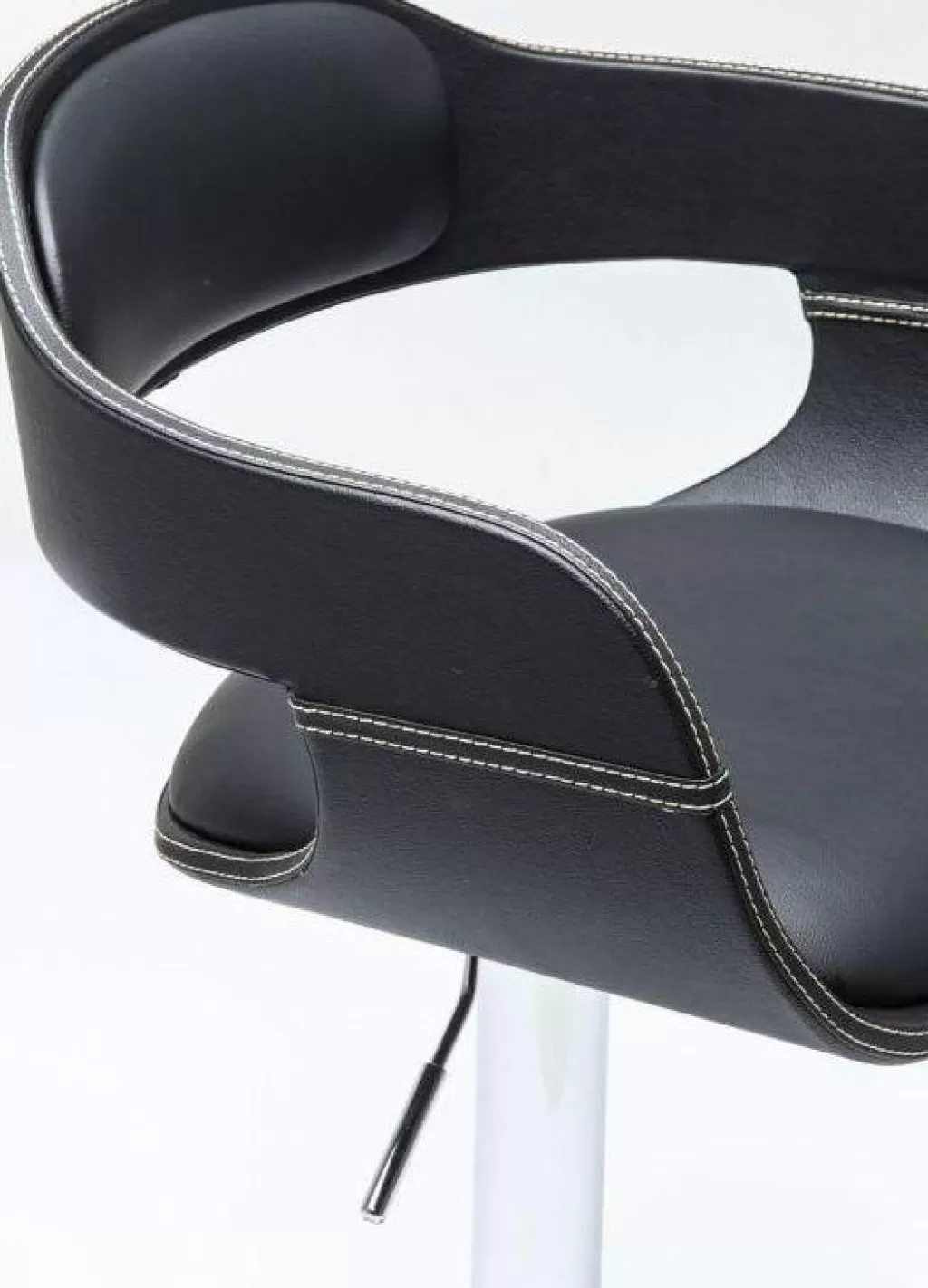 Tabouret de bar design COSTA - Noir anthracite, structure en métal, style contemporain | Collection exclusive KARE Design