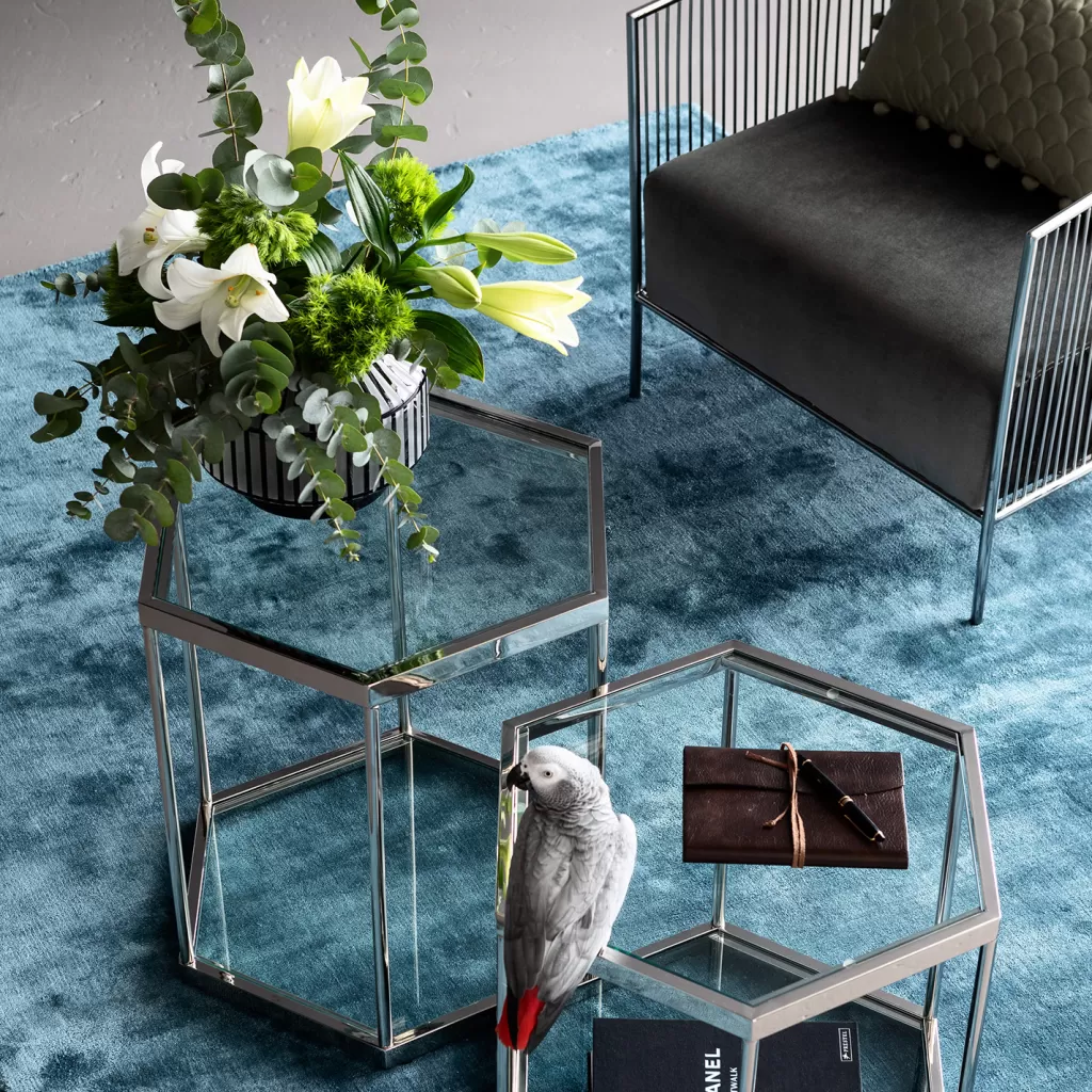 KARE Design - Tapis Ambiance Océanique Douillet 170x240 cm - Collection Matto