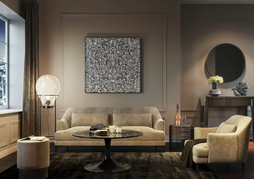 Tapis d'intérieur douillet 