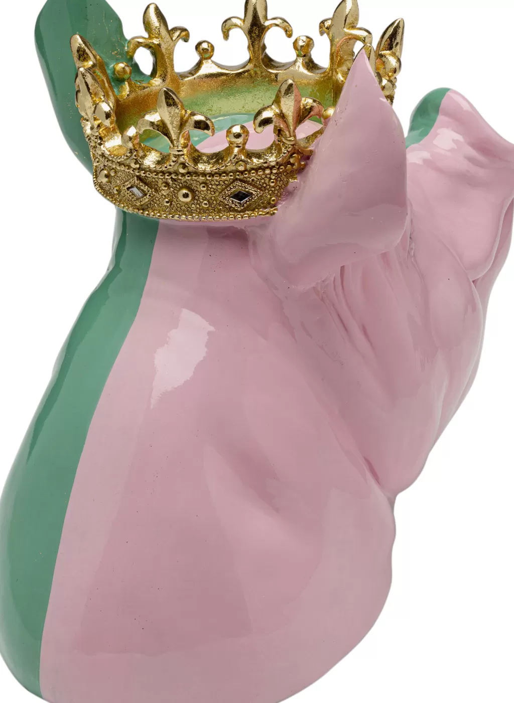 Figurine Décorative Cochon Royal Couronné – Collection KARE Design – 28 cm