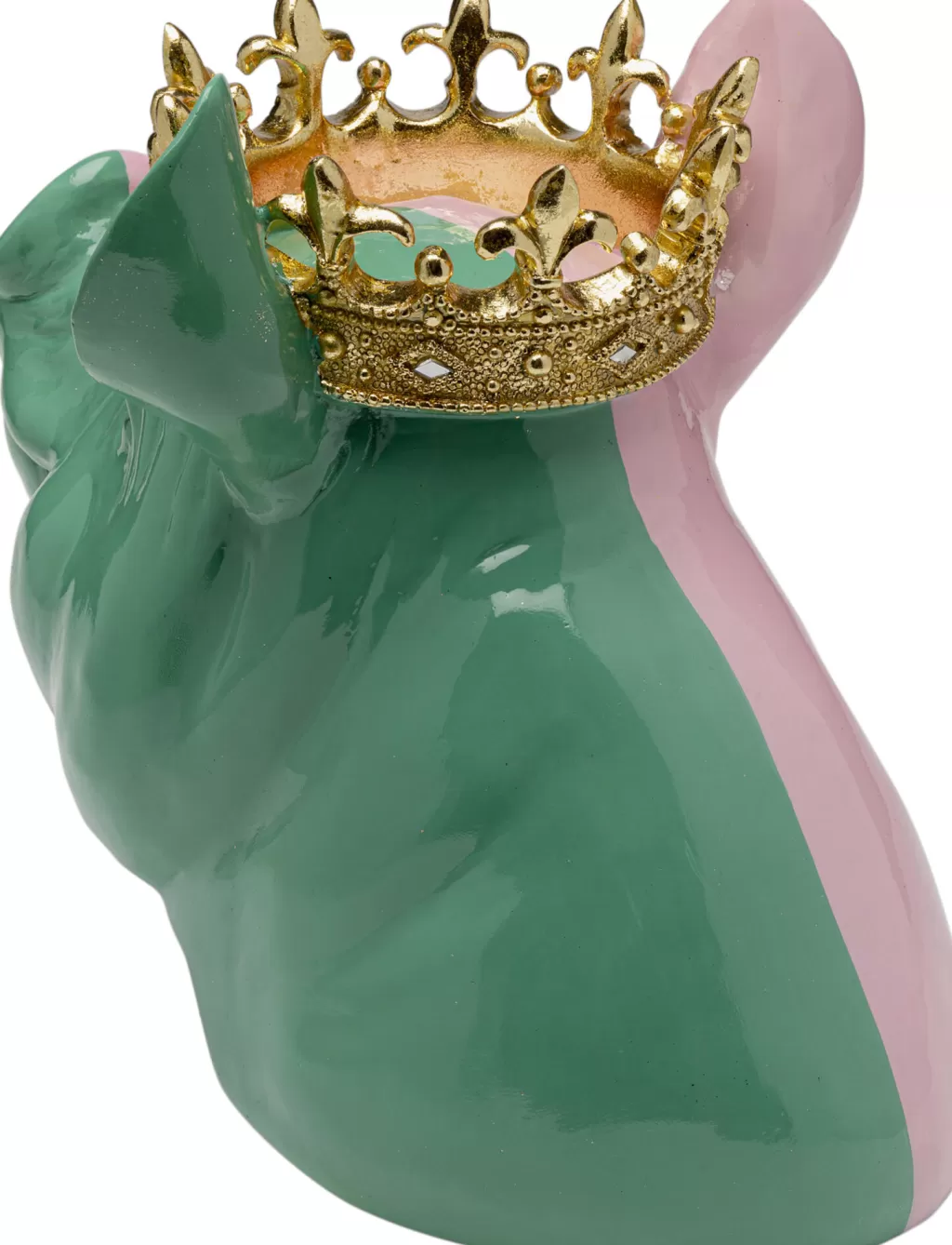 Figurine Décorative Cochon Royal Couronné – Collection KARE Design – 28 cm
