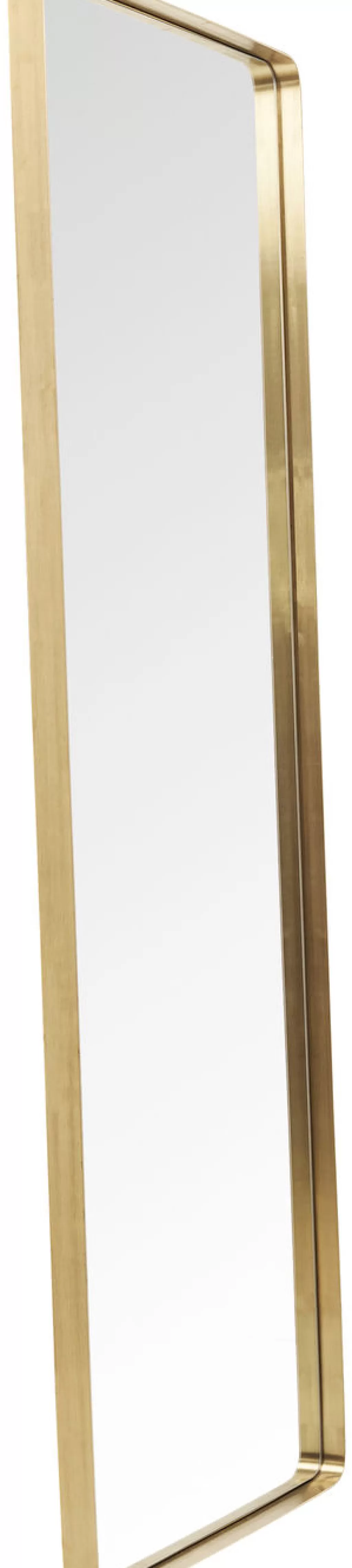 Miroir Design Courbé KARE - Cadre Laiton Vieilli 70 x 200 cm - Modèle MO pour Décoration Murale Élégante