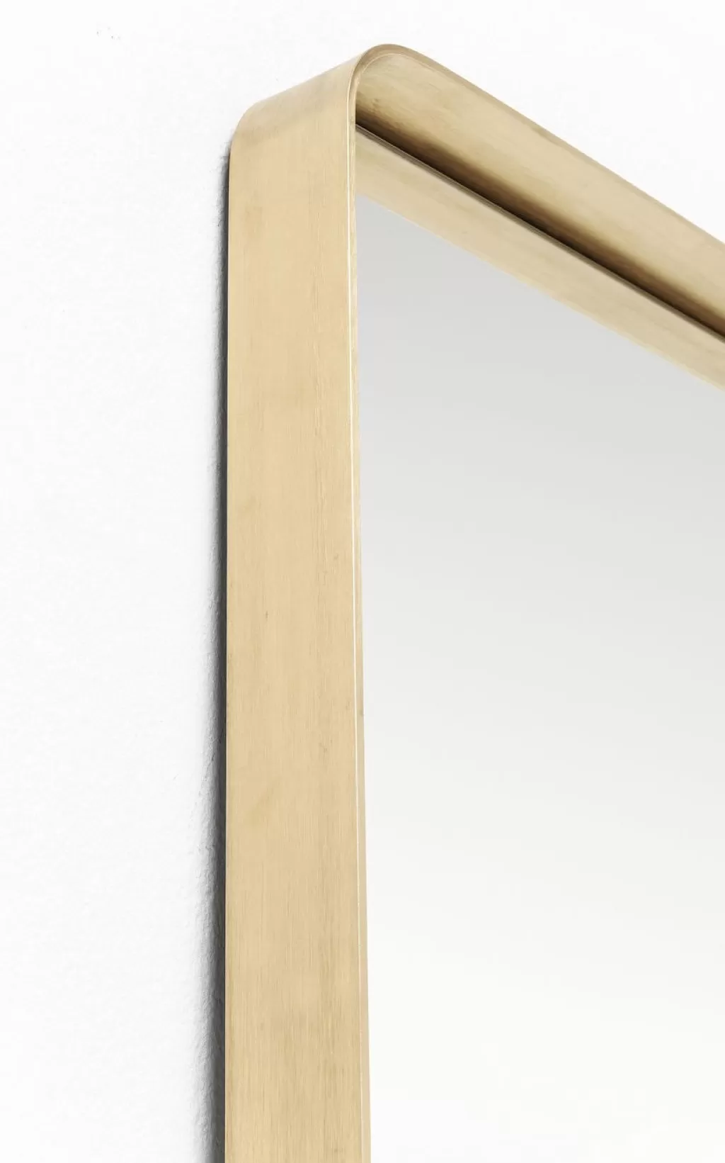 Miroir Courbe Design en Laiton KARE - Décoration Murale Élégante 70 x 200 cm