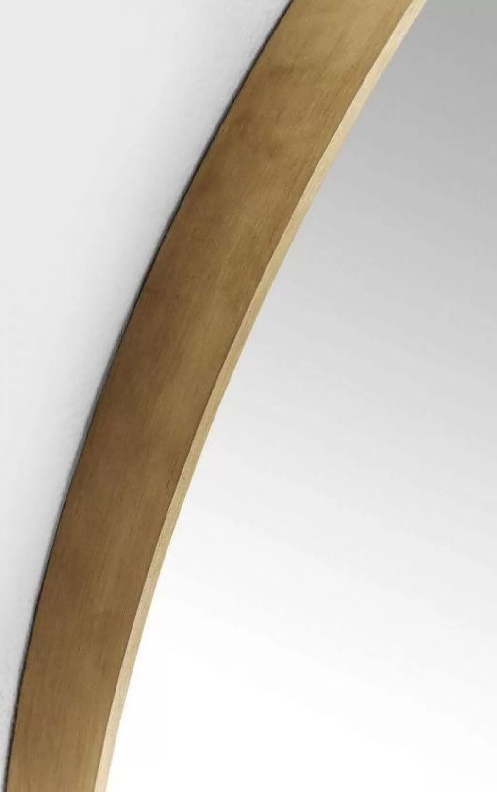 Miroir Circulaire Élégant en Laiton par KARE Design - Courbe Moderne, Diamètre 100 cm