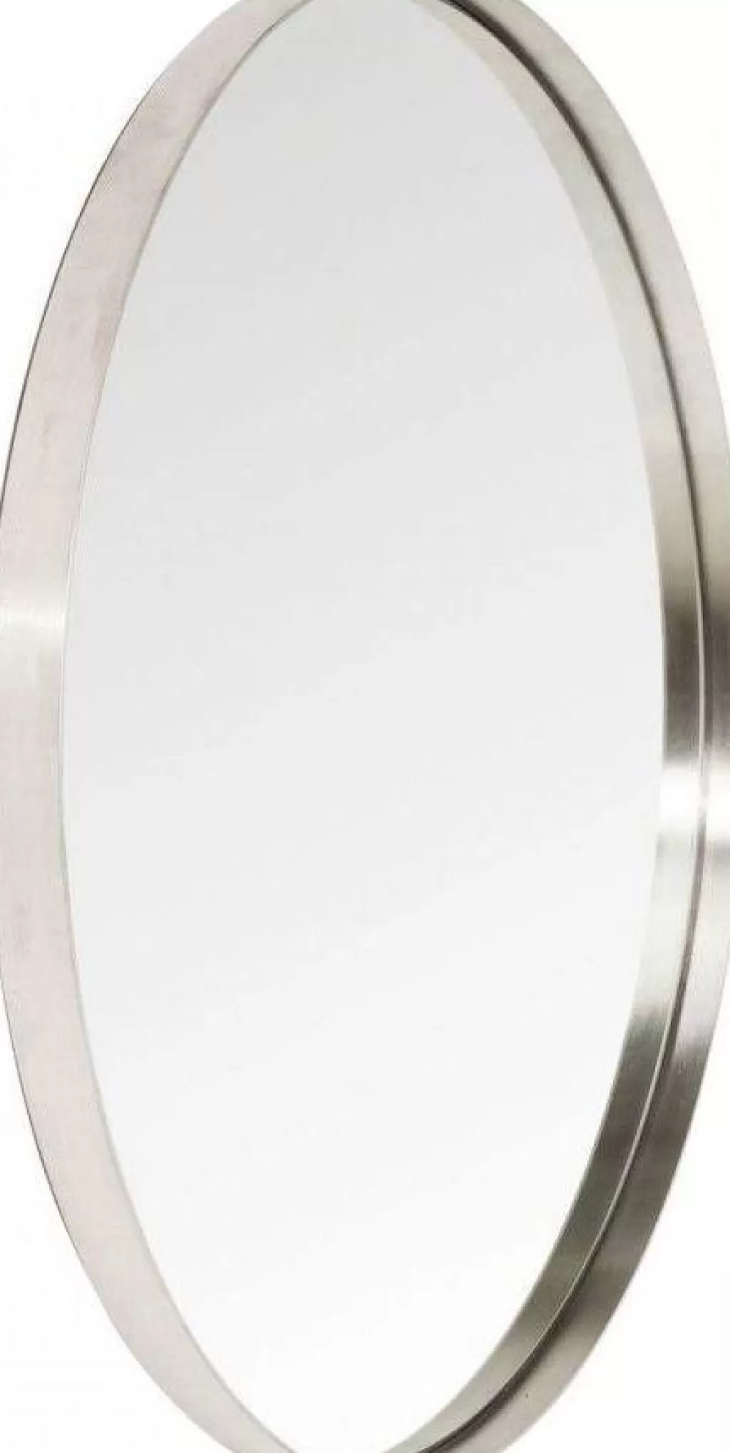 Miroir Murale Design Élégant aux Lignes Courbes - Cadre Métallique Haut de Gamme - Diamètre 100 cm - Style Contemporain de la Marque KARE pour une Décoration Murale Moderne