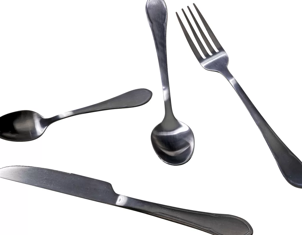 Ensemble de couverts design Graphite Mat - 16 pièces par KARE Design | Service de table élégant et durable pour une cuisine moderne