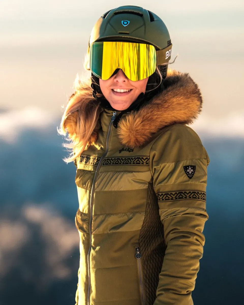 Veste d'Hiver pour Ski Léger et Confortable - Kilpi Femme - Style Urbain Modèle DALILA-W