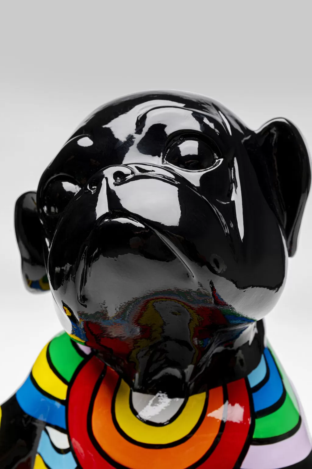 Figurine dynamique « Chien Danseur » multicolore - Décoration vibrante KARE Design pour la maison (53 cm)