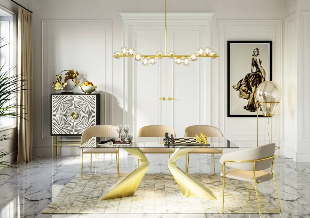 Échiquier Décoratif Moderne KARE Design - Jeu d'Échecs Style Deco 60 cm x 60 cm - Pièce de Collection pour Intérieur Contemporain