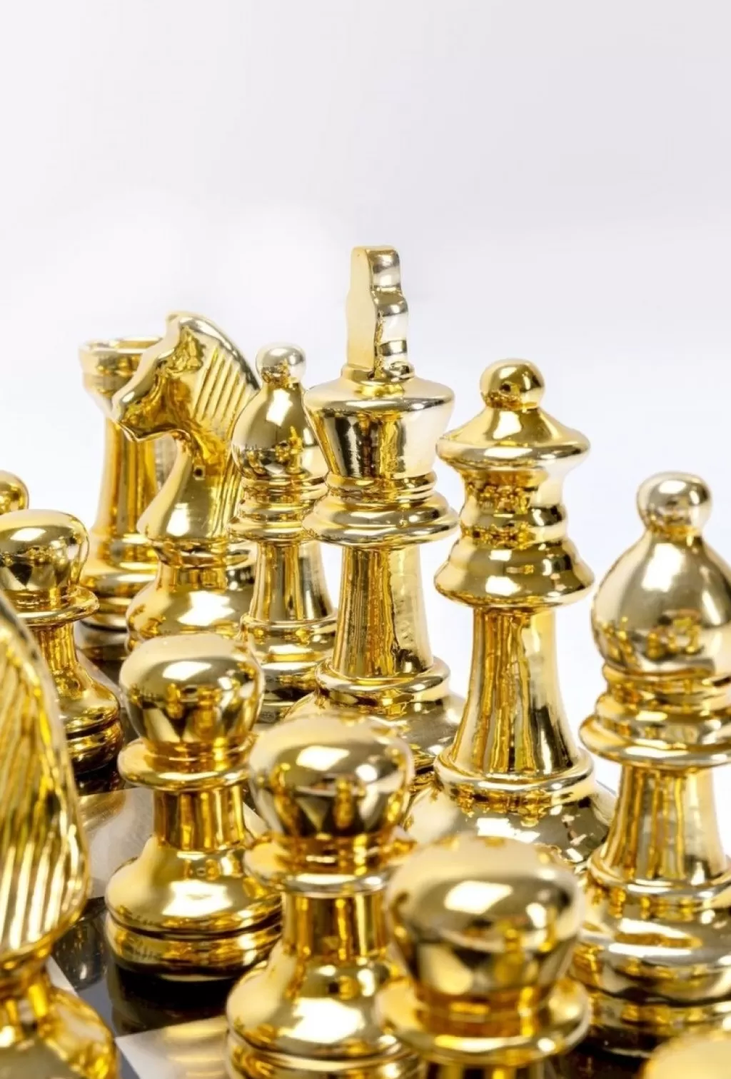 Échiquier Décoratif Moderne KARE Design - Jeu d'Échecs Style Deco 60 cm x 60 cm - Pièce de Collection pour Intérieur Contemporain
