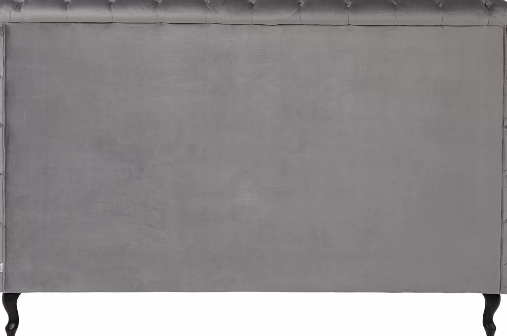 Lit design élévé Desire de KARE - Structure moderne gris argent 160x200 cm, idéal pour chambres contemporaines