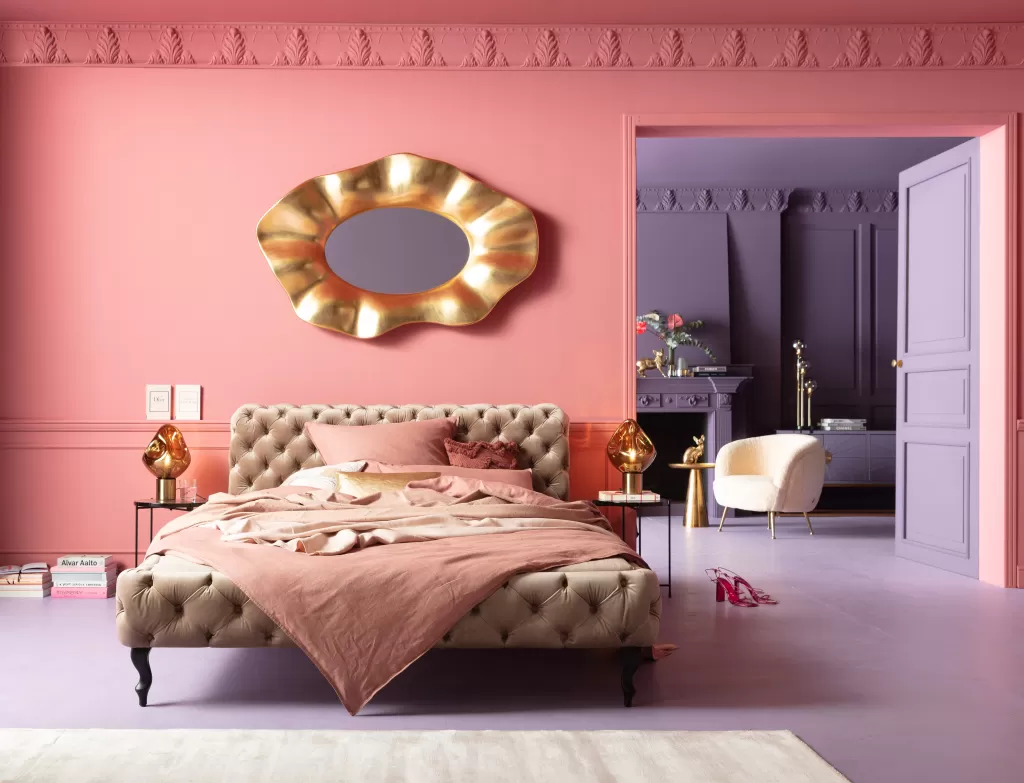 Lit Velours Écru 160x200cm - Duvet Confortable par KARE Design | Sangletoffe Premium Grand Format