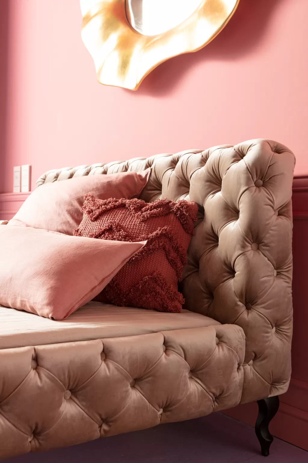 Lit Velours Écru 160x200cm - Duvet Confortable par KARE Design | Sangletoffe Premium Grand Format