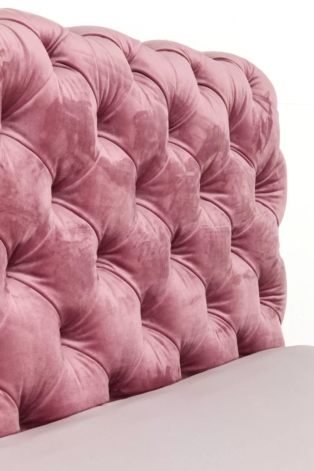KARE Design - Lit Double Élégance en Velours Doux, Nuance Mauve 180x200 cm - Sommier Intégré, Confort Royal