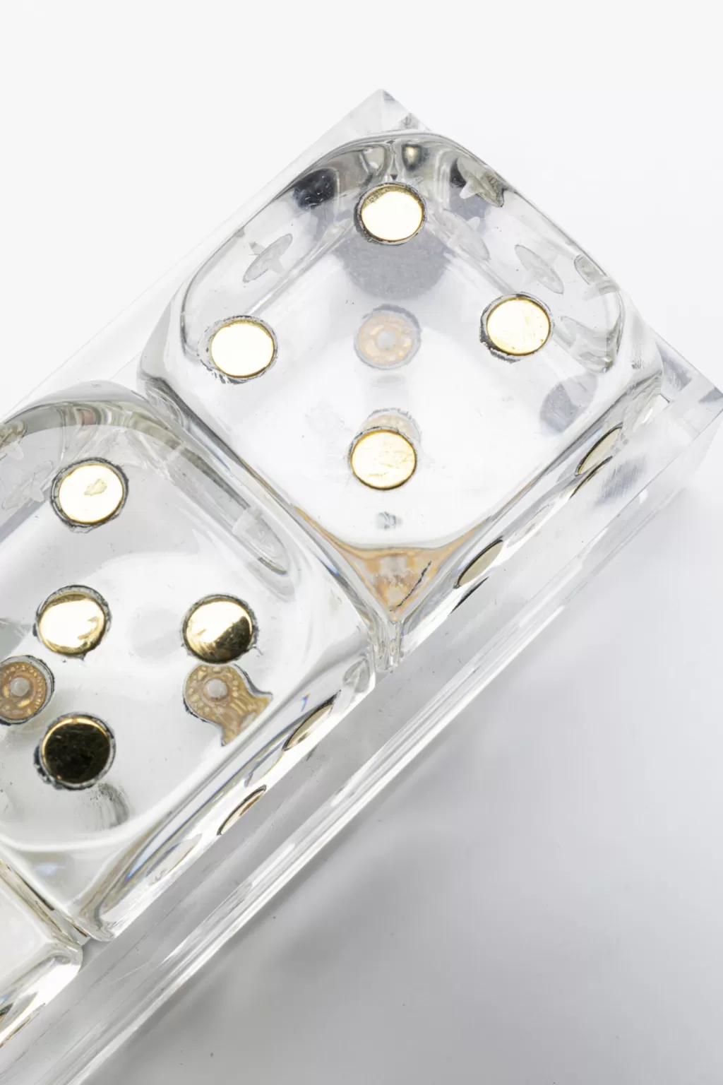 KARE Design - Dés Transparents Élégants pour Décoration d'Intérieur, Objet Design Moderne 17x4 cm
