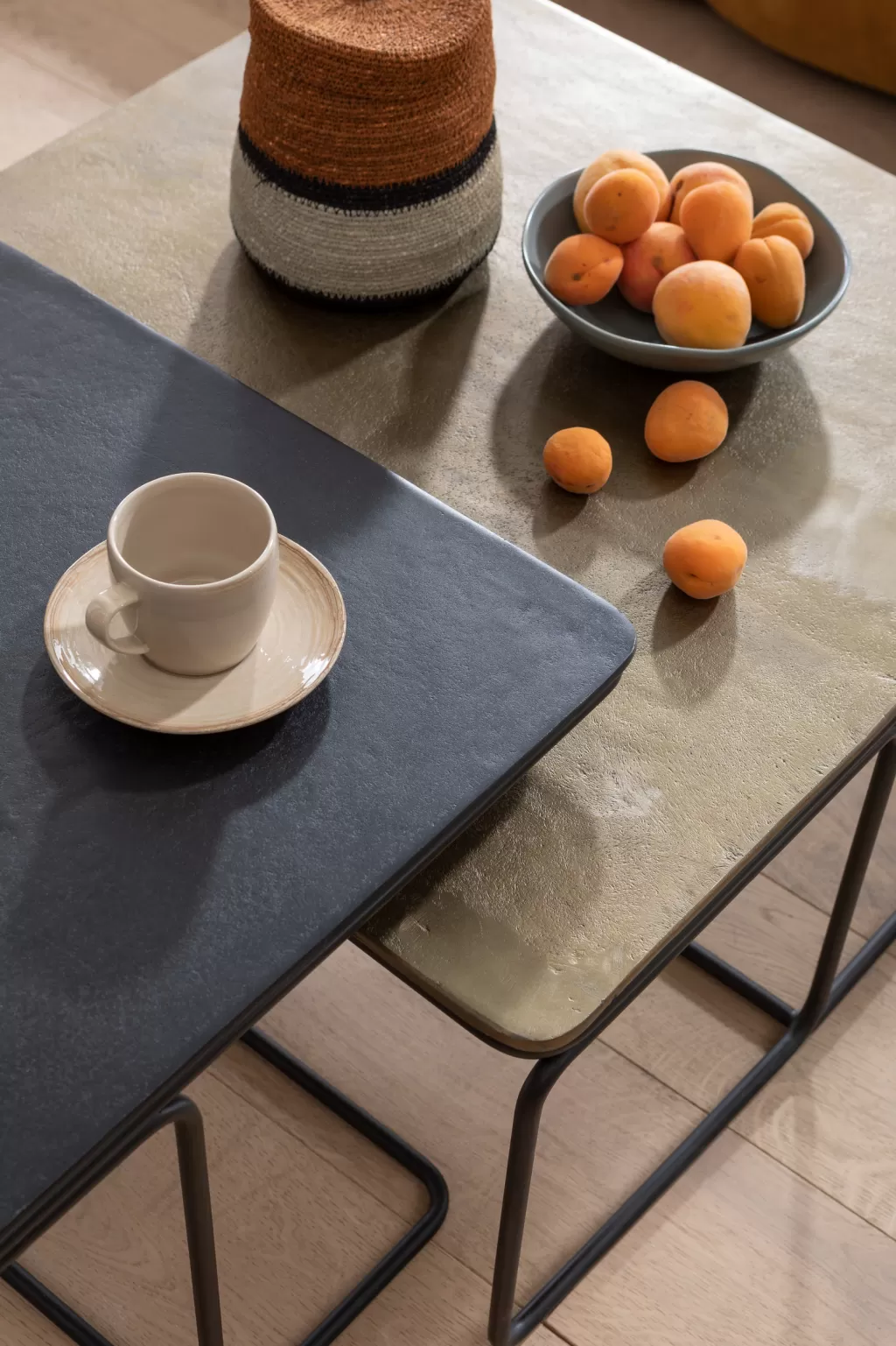 KARE Design - Table d'appoint Diego en duo - Set élégant pour salon contemporain (2 pièces)
