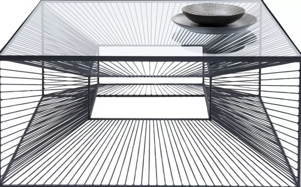 Table basse élégante pour salon - Modèle Dimension 80x80 par KARE Design