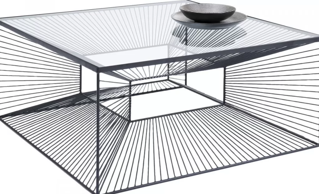 Table basse élégante pour salon - Modèle Dimension 80x80 par KARE Design
