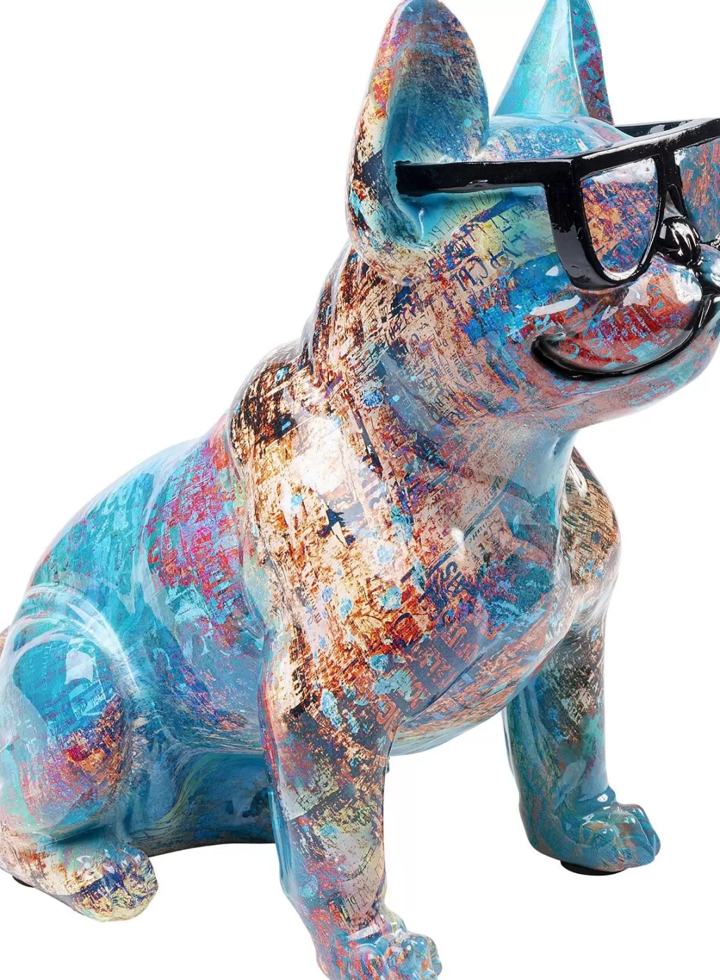 Élégante Figurine Canine Lunettes de Soleil - Sculpture Décorative KARE Design pour Décoration Intérieure