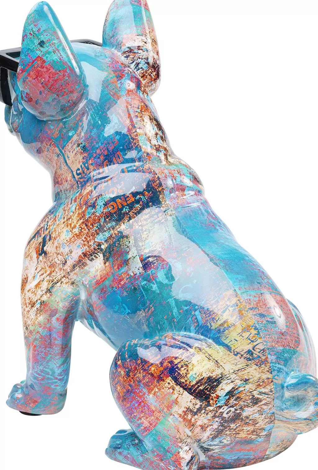 Élégante Figurine Canine Lunettes de Soleil - Sculpture Décorative KARE Design pour Décoration Intérieure