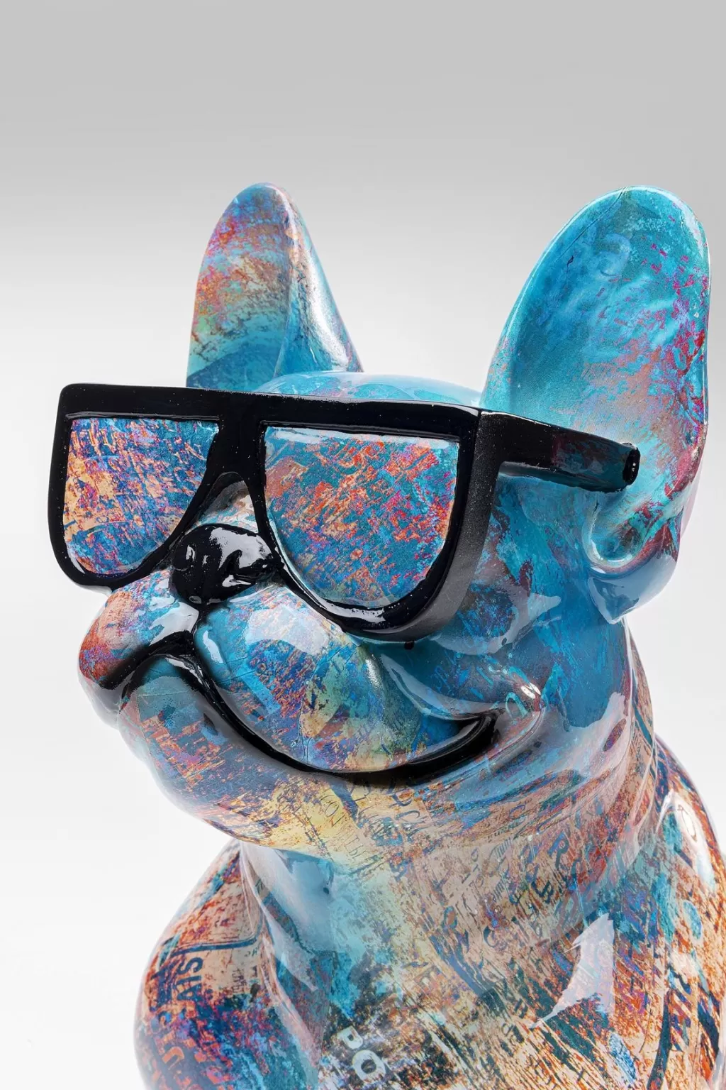Élégante Figurine Canine Lunettes de Soleil - Sculpture Décorative KARE Design pour Décoration Intérieure