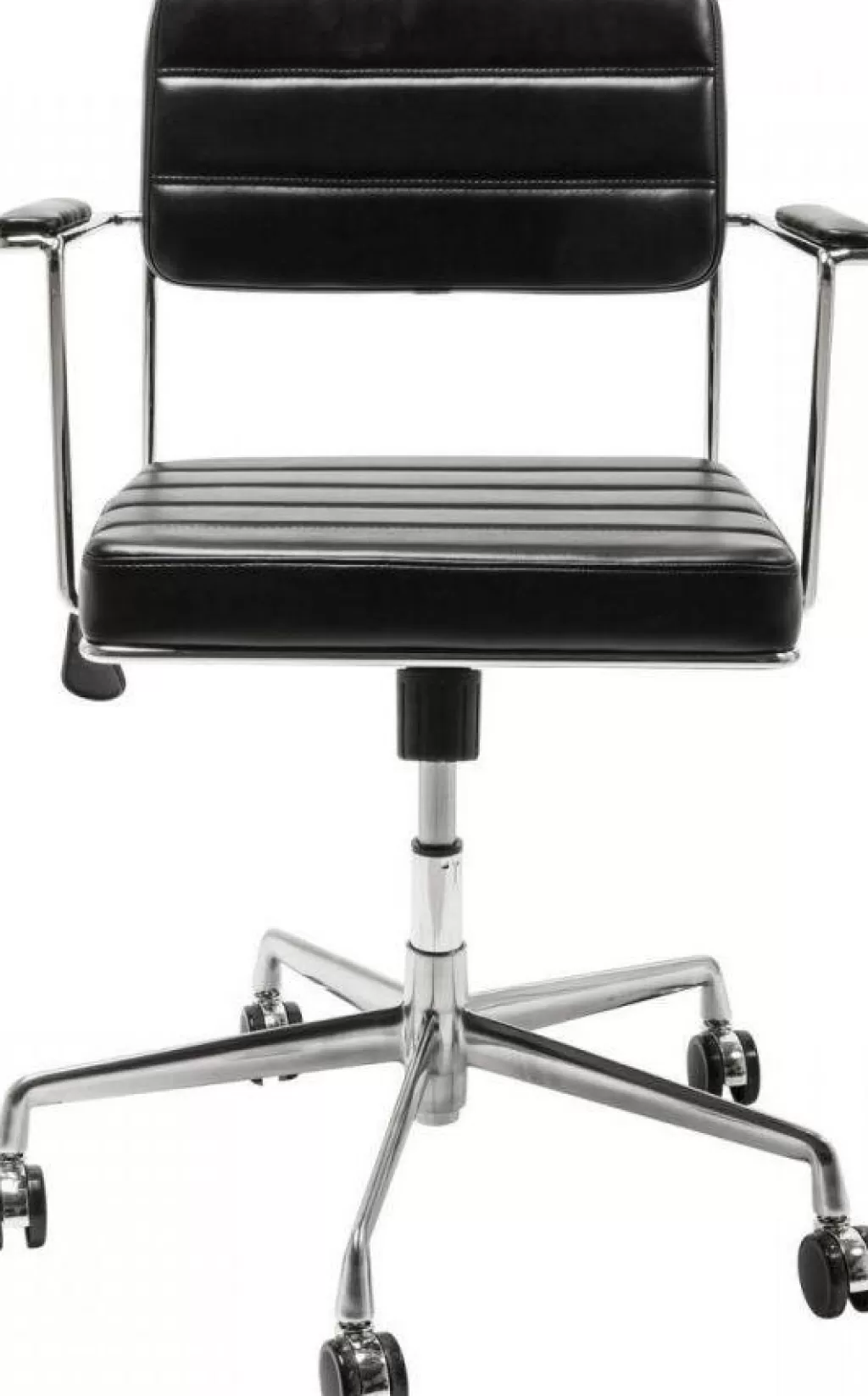 Fauteuil de Bureau Ergonomique Dottore - Design Contemporain en Noir par KARE, Confort Haut de Gamme pour Espaces Professionnels